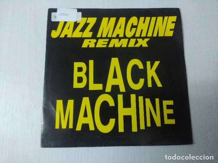 Discos de vinilo: JAZZ MACHINE REMIX/BLACK MACHINE/SINGLE PROMOCIONAL. - Foto 1
