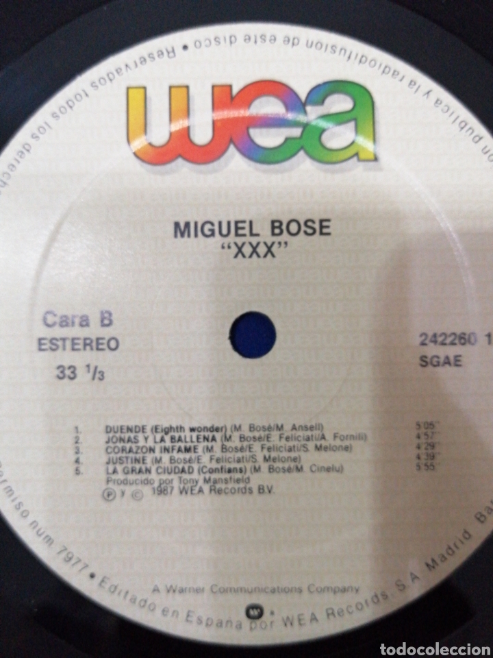 Discos de vinilo: BOSE XXX - Foto 8