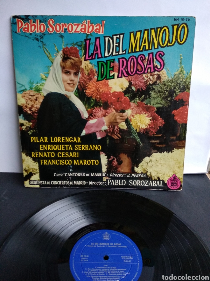 Discos de vinilo: *LA DEL MANOJO DE ROSAS, PABLO SOLOZABAL, HISPAVOX, 1962 A3 - Foto 1