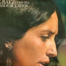 Discos de vinilo: JOAN BAEZ DIEZ AÑOS DE EXITOS 1983 HISPAVOX VANGUARD 167 002 DOBLE LP