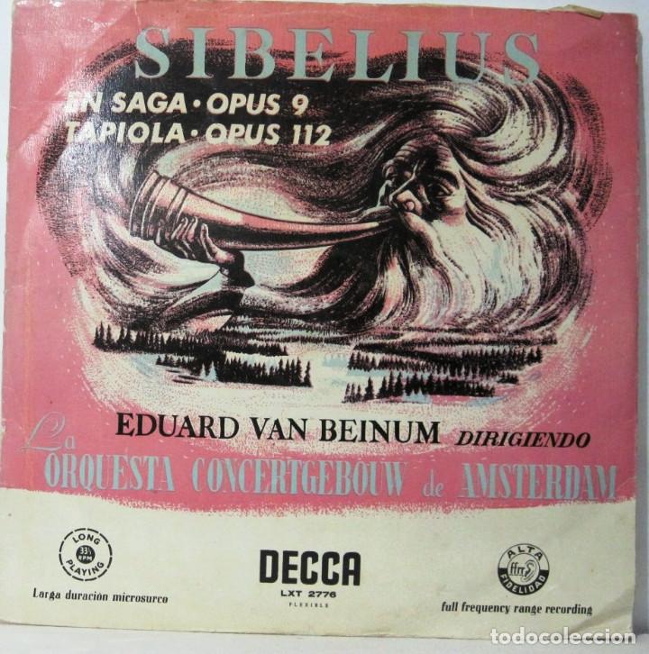 Discos de vinilo: SIBELIUS - EDUARD VAN NEINUM - LP - Foto 1