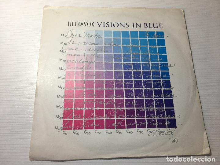 Discos de vinilo: SINGLE ULTRAVOX (VISIONS IN BLUE - BREAK YOU BACK) - Foto 1