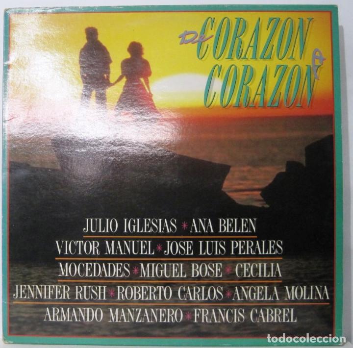 Discos de vinilo: DE CORAZON A CORAZON - VARIOS - LP - Foto 1