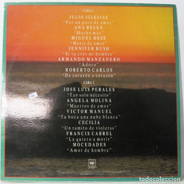 Discos de vinilo: DE CORAZON A CORAZON - VARIOS - LP - Foto 2