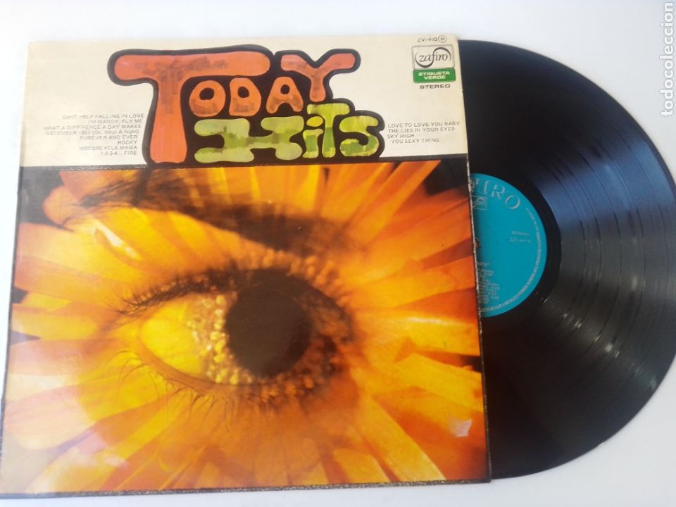 Discos de vinilo: TODAY HITS LP 1970 VG - Foto 1
