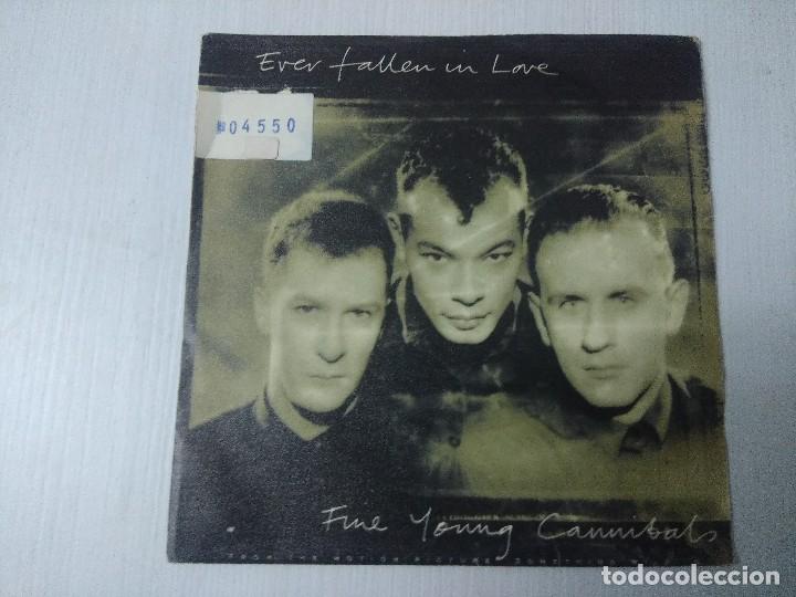 Discos de vinilo: FINE YOUNG CANNIBALS/EVER FALLEN IN LOVE/SINGLE. - Foto 1