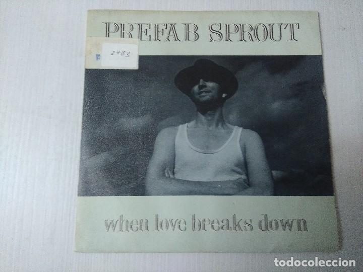 Discos de vinilo: PREFAB SPROUT/WHEN LOVE BREAKS DOWN/SINGLE PROMOCIONAL. - Foto 1
