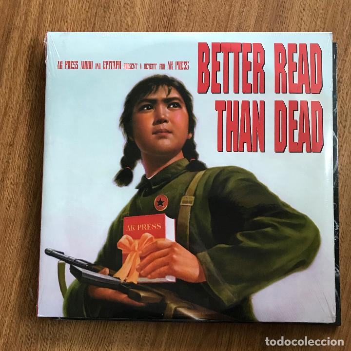 Discos de vinilo: VV.AA. - BETTER READ THAN DEAD (1996) - LP DOBLE EPITAPH NUEVO - Foto 1