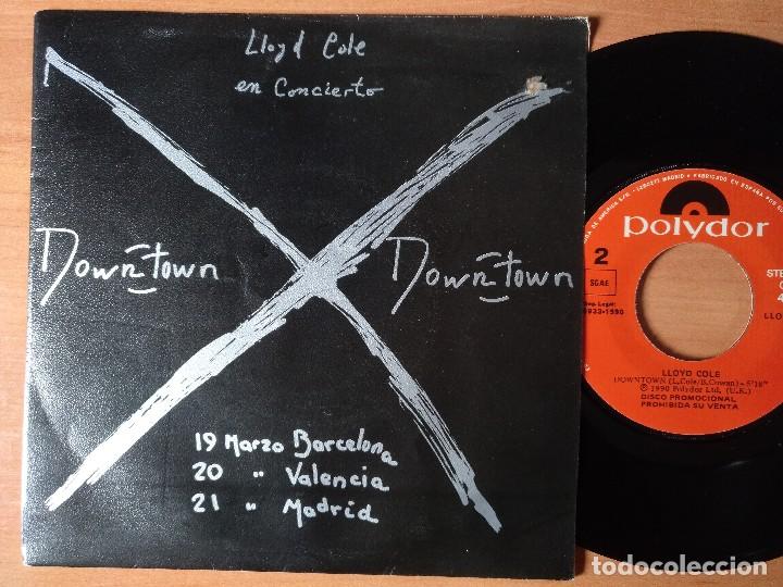 Discos de vinilo: LLOYD COLE EN CONCIERTO SINGLE DOWNTOWN - Foto 1