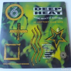 Discos de vinilo: COMPILACION LP DOBLE DEEP HEAT 1990 GATEFOLD DE LA SOUL GURU JOSH TECHNOTRONIC PATTI DAY. Lote 304008788
