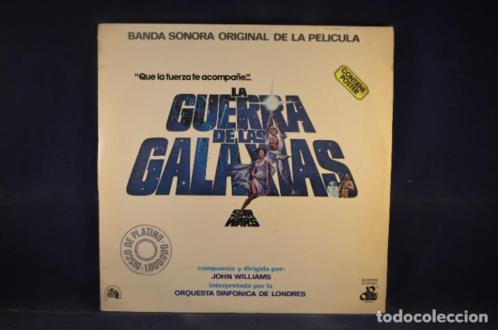 JOHN WILLIAMS, ORQUESTA SINFONICA DE LONDRES - LA GUERRA DE LAS GALAXIAS (STAR WARS) (B.S.O.) - 2 LP (Música - Discos - LP Vinilo - Bandas Sonoras y Música de Actores )