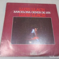 Discos de vinilo: LLUIS LLACH BARCELONA GENER DE 1976 DI946