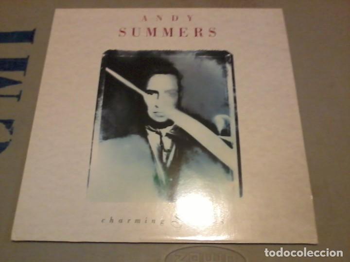 Discos de vinilo: Andy Summers LP Charming Snakes Ger.1990 - Foto 1
