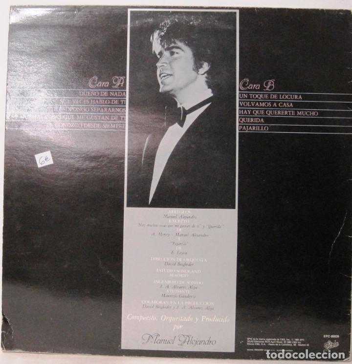Discos de vinilo: JOSE LUIS RODRIGUEZ - DUE&Ntilde;O DE NADA - LP - Foto 2
