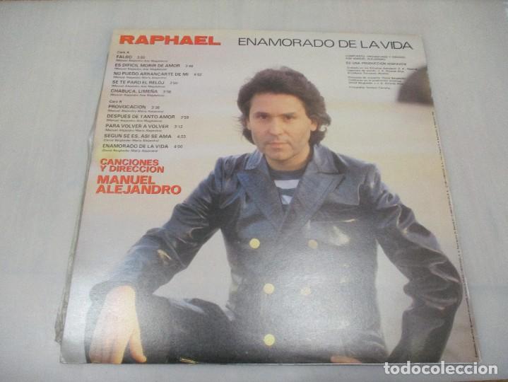 Discos de vinilo: RAPHAEL Enamorado de la vida DI955 - Foto 2