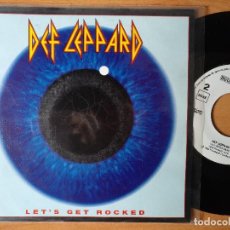 Disques de vinyle: DEF LEPPARD LET'S GET ROCKED SINGLE PROMOCIONAL . NUEVO. Lote 304028388