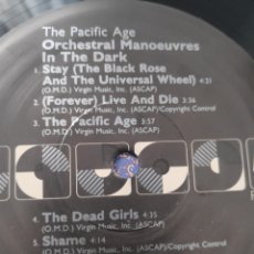Discos de vinilo: VINILO ALBUM USA - ORCHESTRAL MONOEUVRES IN THE DARK - THE PACIFIC AGE. Lote 304031868
