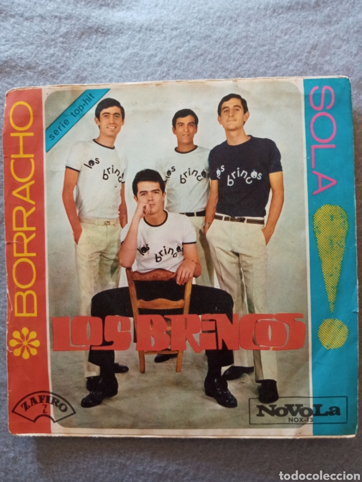 Discos de vinilo: Los Brincos-borracho..disco vinilo single - Foto 2