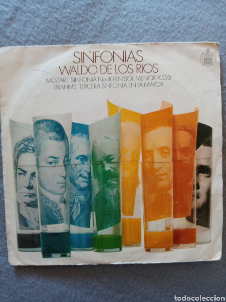 Discos de vinilo: Waldo de los Rios..sinfonias.disco vinilo single - Foto 1