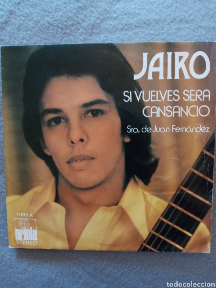Discos de vinilo: Jairo-si vuelves sera cansancio..disco vinilo single - Foto 1