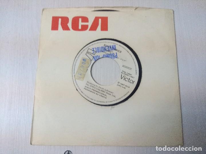 Discos de vinilo: EURYTHIMCS/SHAME/SINGLE PROMOCIONAL. - Foto 1
