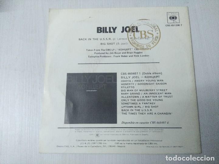Discos de vinilo: BILLY JOEL/BACK IN THE U.S.S.R./SINGLE. - Foto 3