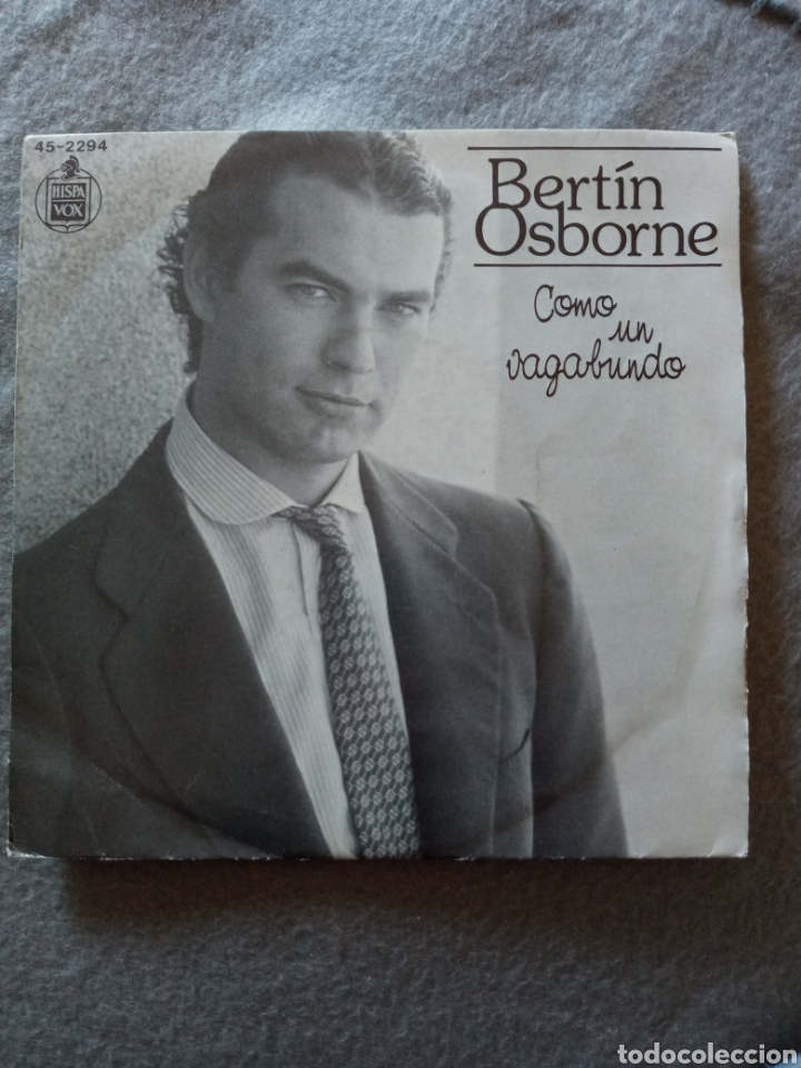 Discos de vinilo: Bertin Osborne-como un vagabundo..disco vinilo single - Foto 1