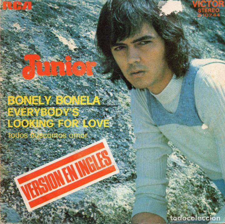 Discos de vinilo: JUNIOR - BONELY BONELA - SINGLE - Foto 1