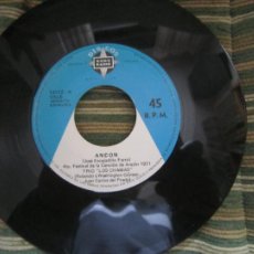 Discos de vinilo: TRIO LOS CHAIMAS / JESUS VASQUEZ -4º FVAL DE LA CANCION DE ANCON SINGLE ORIGINAL PERU SONORADIO 1971