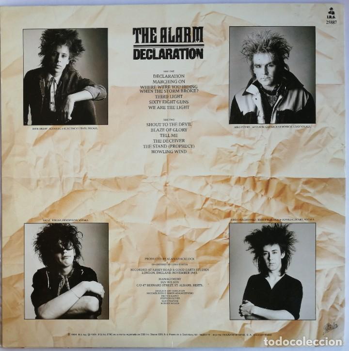 Discos de vinilo: The Alarm, Declaration, Illegal Records ILP 25887 - Foto 2