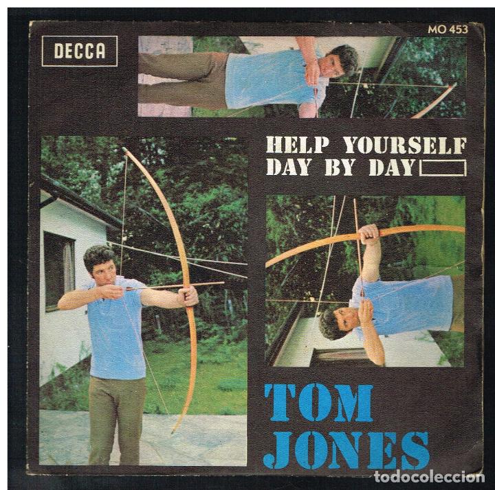Discos de vinilo: TOM JONES - HELP YOURSELF / DAY BY DAY - SINGLE 1968 - Foto 1