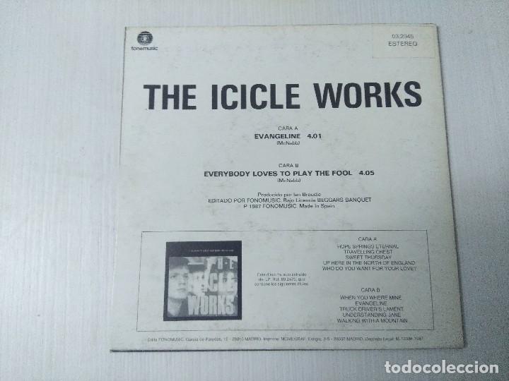 Discos de vinilo: THE ICICLE WORKS/EVANGELINE/SINGLE. - Foto 3