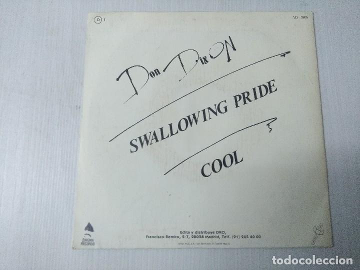 Discos de vinilo: DON DIXON/SWALLOWING PRIDE/SINGLE PROMOCIONAL. - Foto 3