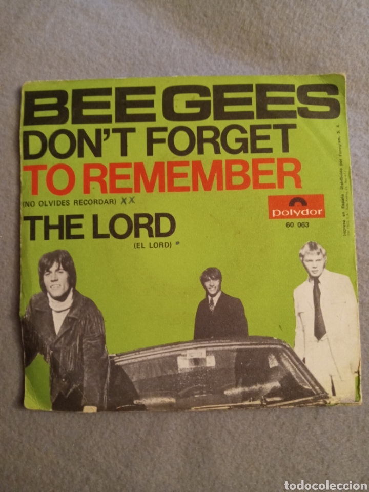 Discos de vinilo: Bee Gees-the lord..disco vinilo single - Foto 2