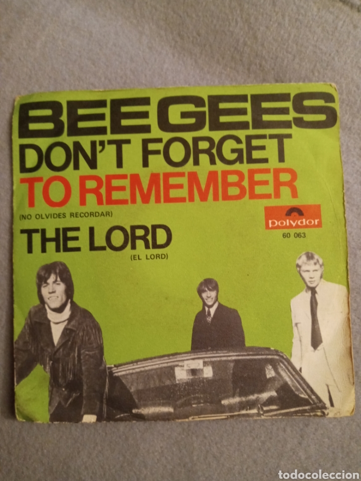 Discos de vinilo: Bee Gees-the lord..disco vinilo single - Foto 1
