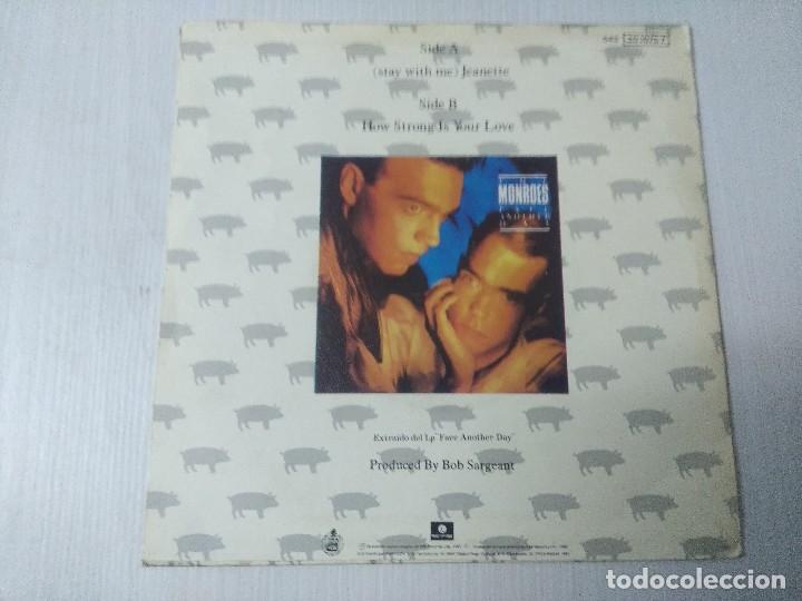 Discos de vinilo: THE MONROES/JEANETTE/SINGLE. - Foto 3