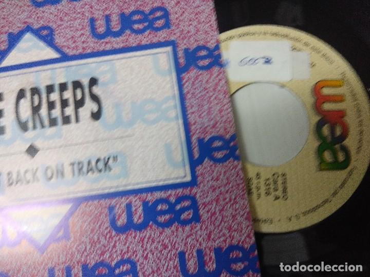 Discos de vinilo: THE CREEPS/RIGHT BACK ON TRACK/SINGLE PROMOCIONAL. - Foto 2