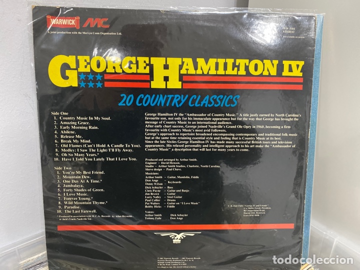 Discos de vinilo: George Hamilton IV - 20 Country Classics (LP, Comp) - Foto 2