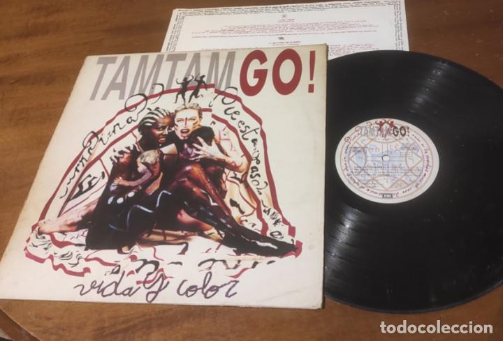 Discos de vinilo: TAM TAM GO - VIDA Y COLOR - LP 1992 + ENCARTE - Foto 1 - 304197073