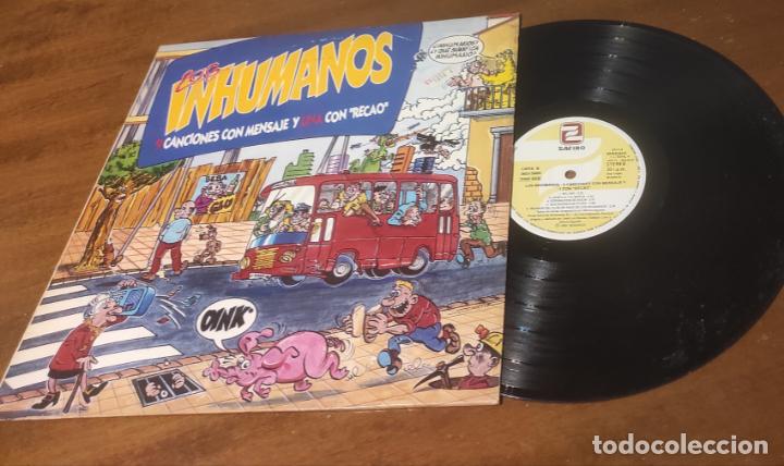LOS INHUMANOS - 9 CANCIONES CON MENSAJE Y UNA CON RECAO - LP ZAFIRO 1993 (Música - Discos - LP Vinilo - Grupos Españoles de los 70 y 80)