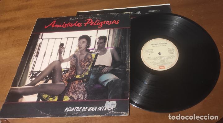 Discos de vinilo: AMISTADES PELIGROSAS - RELATOS DE UNA INTRIGA (LP) 1991 - Foto 1 - 304202698
