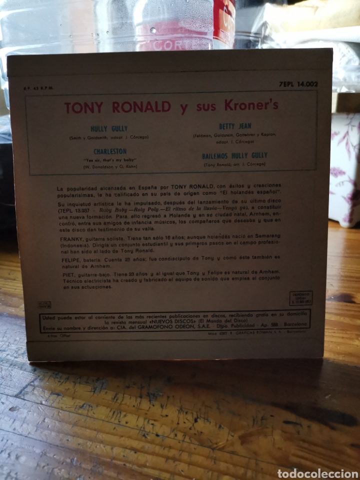 Discos de vinilo: Tony Ronald y sus kroners - Foto 2 - 304216938