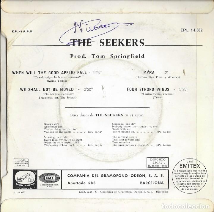 Discos de vinilo: THE SEEKERS EP WHEN WILL... ESPA&Ntilde;A 1967 - Foto 2