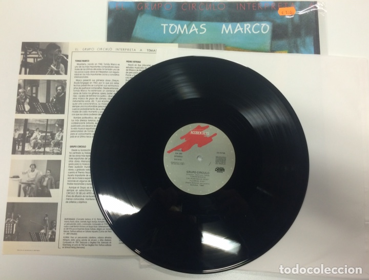 Discos de vinilo: EL GRUPO CIRCULO INTERPRETA A TOMAS MARCO. - Foto 3