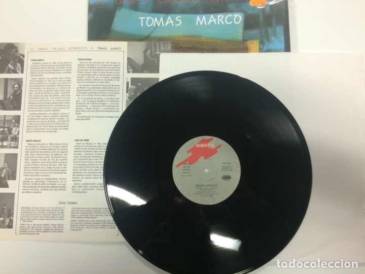 Discos de vinilo: EL GRUPO CIRCULO INTERPRETA A TOMAS MARCO. - Foto 4