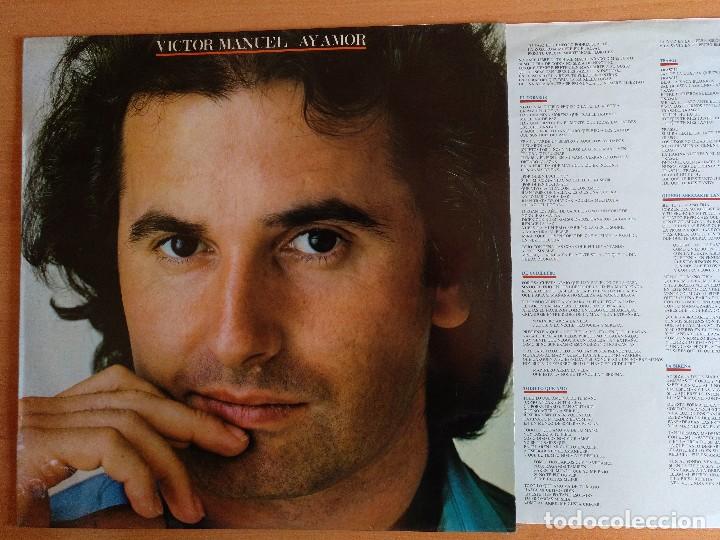 Discos de vinilo: VICTOR MANUEL AY AMOR LP - Foto 1