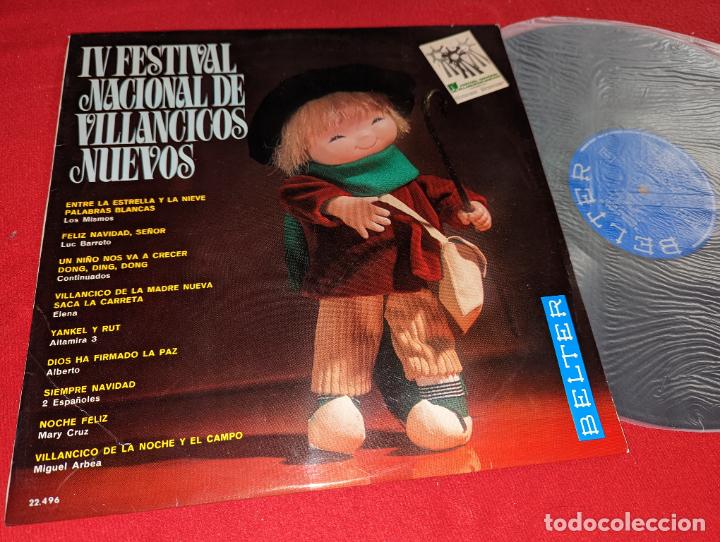 IV FESTIVAL NACIONAL DE VILLANCICOS LP 1970 BELTER LOS MISMOS CONTINUADOS ALTAMIRA3 MIGUEL ARBEA (Música - Discos - LP Vinilo - Solistas Españoles de los 50 y 60)