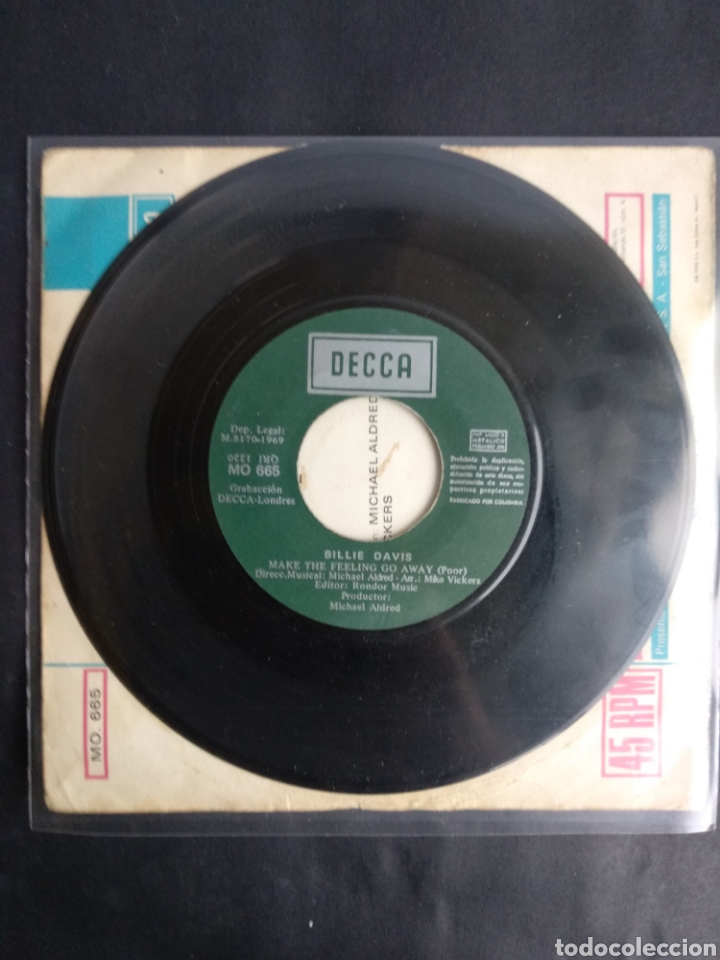 Discos de vinilo: *BILLIE DAVIS, ILL COME HOME, 1969 - Foto 2
