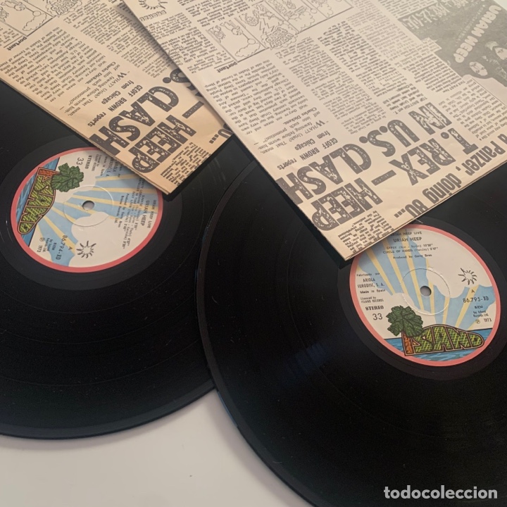 Discos de vinilo: doble lp gatefold Uriah Heep – Uriah Heep Live edicion española de 1973 - Foto 5 - 304433848