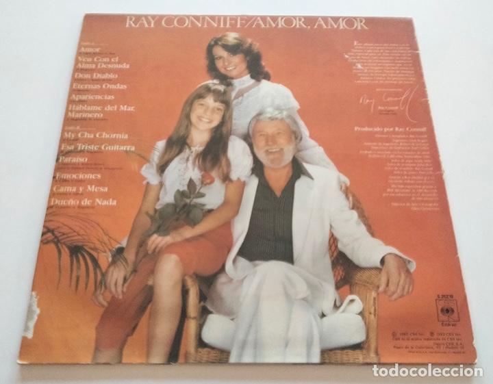 Discos de vinilo: VINILO LP DE RAY CONNIFF. AMOR AMOR. 1982. - Foto 2